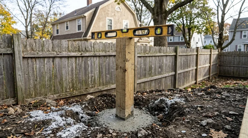 Fence Post Repair & Replacement Boston